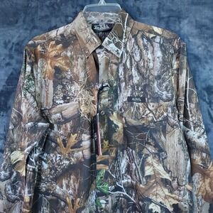NWT Von Dutch Men's Size Medium Stretch Camouflage Print Shirt $79.50